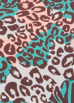 Venice Beach Animal Print High Waist Bikini Bottoms -Modish Dress Up Venice Beach Animal Print High Waist Bikini Bottoms17373854FRSC W02