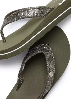 Venice Beach Glitter Flip Flops -Modish Dress Up Venice Beach Glitter Flip Flops88021811FRSC W02