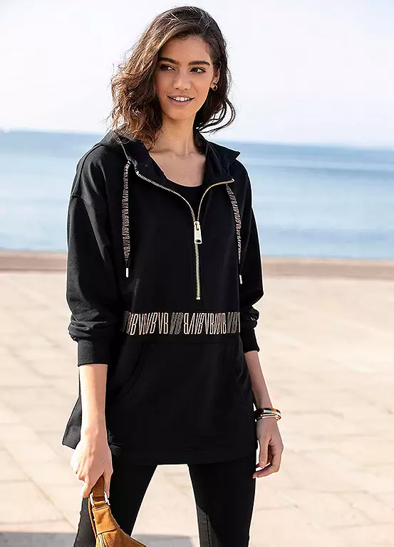 Venice Beach Half Zip Hoodie 1 Venice Beach Half Zip Hoodie