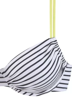 Venice Beach Striped Underwired Bikini Top -Modish Dress Up Venice Beach Striped Underwired Bikini Top91759700FRSC W01