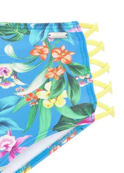 Venice Beach Tropical Print High Waist Bikini Bottoms -Modish Dress Up Venice Beach Tropical Print High Waist Bikini Bottoms92261913FRSC W01