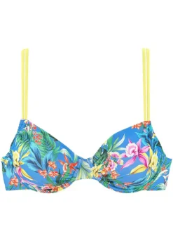 New Release -Modish Dress Up Venice Beach Tropical Print Underwired Bikini Top29475345FRSC