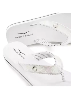 Venice Beach Water-Repellent Flip Flops -Modish Dress Up Venice Beach Water Repellent Flip Flops45839507FRSC W02