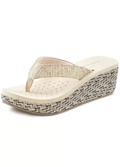 Venice Beach Wedge Flip Flops -Modish Dress Up Venice Beach Wedge Flip Flops17965807FRSC