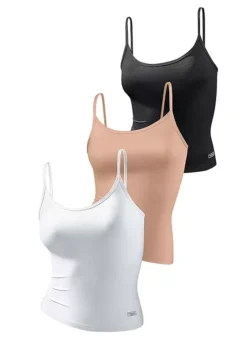Vivance Active Pack Of 3 Vest Tops -Modish Dress Up Vivance Active Pack of 3 Vest Tops558071FRSC