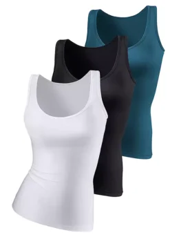 Vivance Active Pack Of 3 Vests