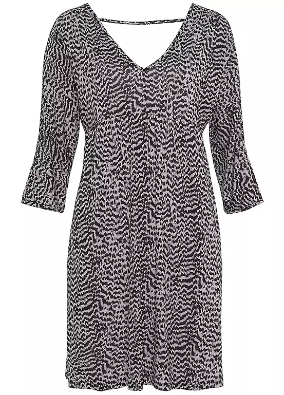 Vivance Animal Print Jersey Dress 2 Vivance Animal Print Jersey Dress - Image 2