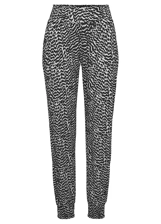 Vivance Animal Print Jersey Pants 2 Vivance Animal Print Jersey Pants - Image 2