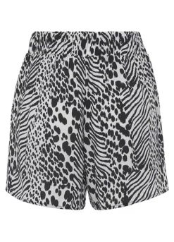 Vivance Animal Print Woven Shorts -Modish Dress Up Vivance Animal Print Woven Shorts68108531FRSC W01