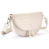 Vivance Crocodile Look Shoulder Bag