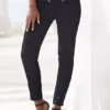 Vivance Decorative Zip Jeggings