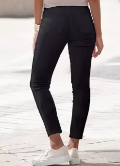 Vivance Decorative Zip Jeggings -Modish Dress Up Vivance Decorative Zip Jeggings36856736FRSP W01