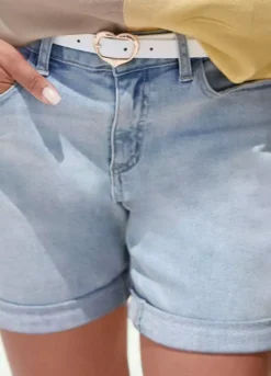 Vivance Denim Shorts -Modish Dress Up Vivance Denim Shorts16987734FRSP W02