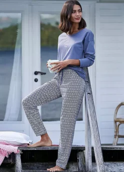 Vivance Dreams All-Over Printed Pyjama Bottoms -Modish Dress Up Vivance Dreams All Over Printed Pyjama Bottoms57507115FRSP W02