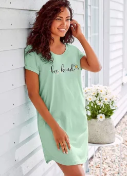 Vivance Dreams Bee Kind Nightgown -Modish Dress Up Vivance Dreams Bee Kind Nightgown98694546FRSP W01