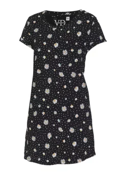 Vivance Dreams Daisy Print Nightgown -Modish Dress Up Vivance Dreams Daisy Print Nightgown76467122FRSC W02