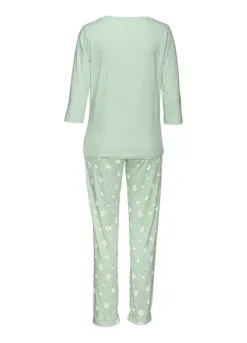 Vivance Dreams Daisy Print Pyjamas -Modish Dress Up Vivance Dreams Daisy Print Pyjamas46432308FRSC W01