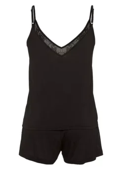 Vivance Dreams Lace Insert Shorty Pyjamas -Modish Dress Up Vivance Dreams Lace Insert Shorty Pyjamas39822067FRSC W01