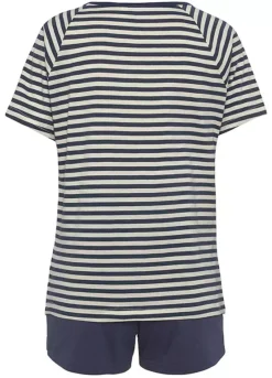 Vivance Dreams Logo Embroidery Pyjama Set -Modish Dress Up Vivance Dreams Logo Embroidery Pyjama Set79969105FRSC W01