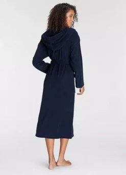 Vivance Dreams Long Hooded Bathrobe -Modish Dress Up Vivance Dreams Long Hooded Bathrobe37527138FRSP W01