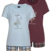 Vivance Dreams Pack Of 2 Shorty Pyjamas