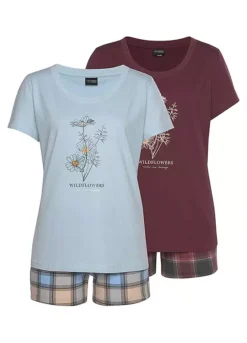 Vivance Dreams Pack Of 2 Shorty Pyjamas