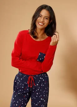 Vivance Dreams Printed Jersey Pyjamas -Modish Dress Up Vivance Dreams Printed Jersey Pyjamas45897159FRSP W01