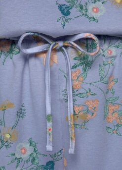 Vivance Dreams Ruffle Short Sleeve Pyjama Playsuit -Modish Dress Up Vivance Dreams Ruffle Short Sleeve Pyjama Playsuit64717668FRSC W03