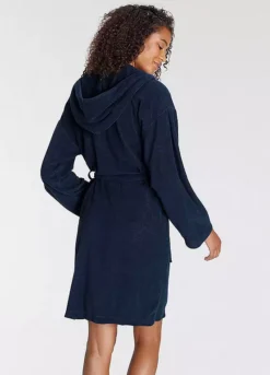 Vivance Dreams Short Hooded Bathrobe -Modish Dress Up Vivance Dreams Short Hooded Bathrobe46529811FRSP W01