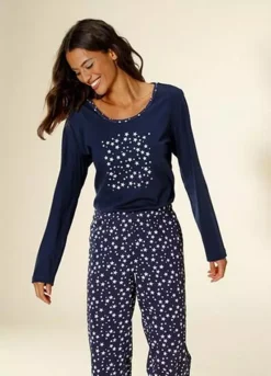Vivance Dreams Star Print Pyjamas -Modish Dress Up Vivance Dreams Star Print Pyjamas23805216FRSP W01