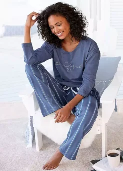 Vivance Dreams Stripe Pyjamas