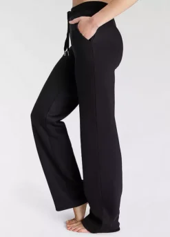 Vivance Elasticated Waist Straight Leg Sweat Pants -Modish Dress Up Vivance Elasticated Waist Straight Leg Sweat Pants23355031FRSP W02