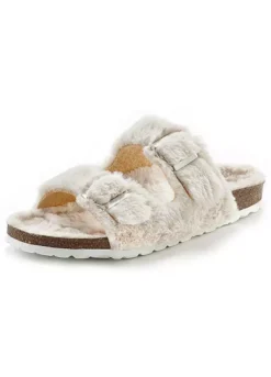 Vivance Faux Fur Slippers