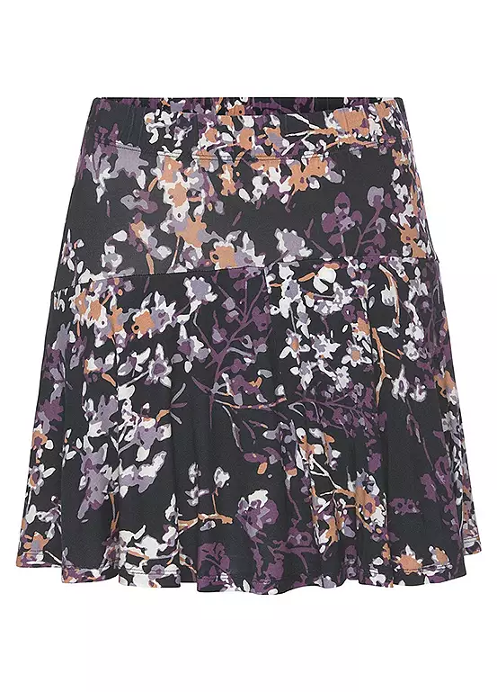 Vivance Floral Print Skort 2 Vivance Floral Print Skort - Image 2
