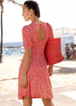 Vivance Floral Printed Beach Dress -Modish Dress Up Vivance Floral Printed Beach Dress18128729FRSP W01