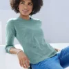 Vivance Marl Long Sleeve Top