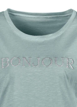 Vivance Pack Of 2 ’Bonjour’ T-Shirts -Modish Dress Up Vivance Pack of 2 Bonjour T Shirts20821702FRSC W01