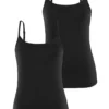 Vivance Pack Of 2 Spaghetti Strap Vests