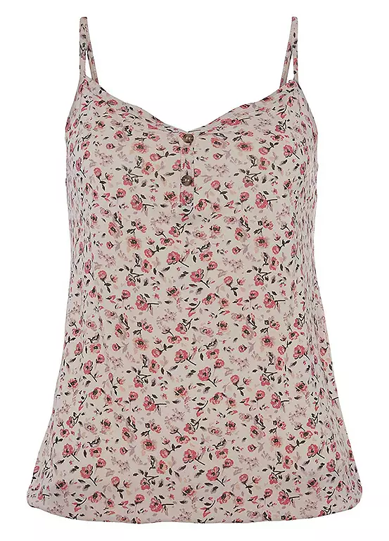 Vivance Pack Of 2 Spaghetti Tops With Sweetheart Neckline 4 Vivance Pack Of 2 Spaghetti Tops With Sweetheart Neckline - Image 4