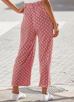 Vivance Patterned Culottes -Modish Dress Up Vivance Patterned Culottes12494217FRSP W01