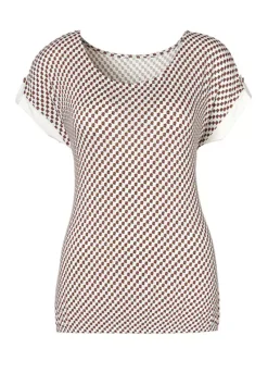 Vivance Print T-Shirt -Modish Dress Up Vivance Print T Shirt85865136FRSC