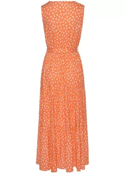 Vivance Printed Sleeveless Maxi Dress -Modish Dress Up Vivance Printed Sleeveless Maxi Dress54517949FRSC W01