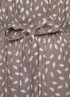 Vivance Printed V-Neck Maxi Dress -Modish Dress Up Vivance Printed V Neck Maxi Dress30992132FRSC W02