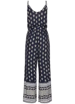 Vivance Printed Wrap Summer Jumpsuit 9 Vivance Printed Wrap Summer Jumpsuit -Modish Dress Up Vivance Printed Wrap Summer Jumpsuit94134552FRSC W01