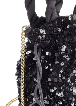 Vivance Sequinned Shoulder Bag -Modish Dress Up Vivance Sequinned Shoulder Bag52856647FRSC W02