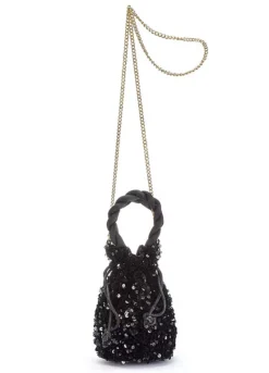 Vivance Sequinned Shoulder Bag -Modish Dress Up Vivance Sequinned Shoulder Bag52856647FRSC W04