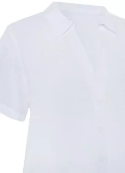 Vivance Short Sleeve V-Neck Blouse 8 Vivance Short Sleeve V-Neck Blouse -Modish Dress Up Vivance Short Sleeve V Neck Blouse12967543FRSC W02