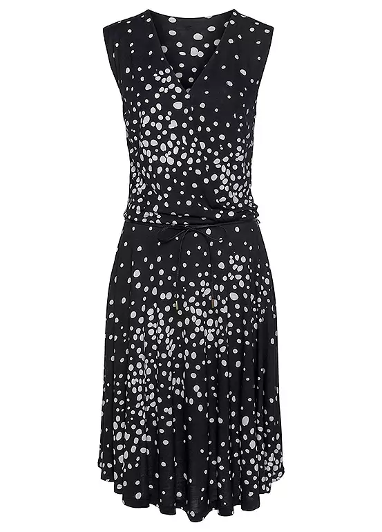 Vivance Spotted Jersey Dress 2 Vivance Spotted Jersey Dress - Image 2