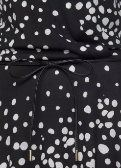 Vivance Spotted Jersey Dress 9 Vivance Spotted Jersey Dress -Modish Dress Up Vivance Spotted Jersey Dress39856929FRSC W02