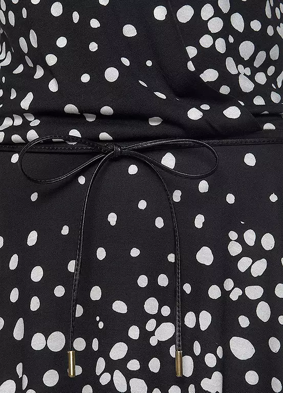 Vivance Spotted Jersey Dress 5 Vivance Spotted Jersey Dress - Image 5